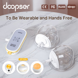 Doopser Baby DPS-8009 A Electric Wearable Breast Pump Hands Free Double Milk Collection