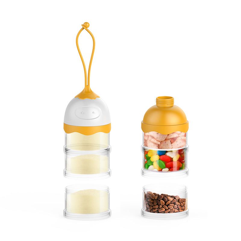 Doopser Eco-friendly Milk Powder Container Dispenser 3 Layers for Baby